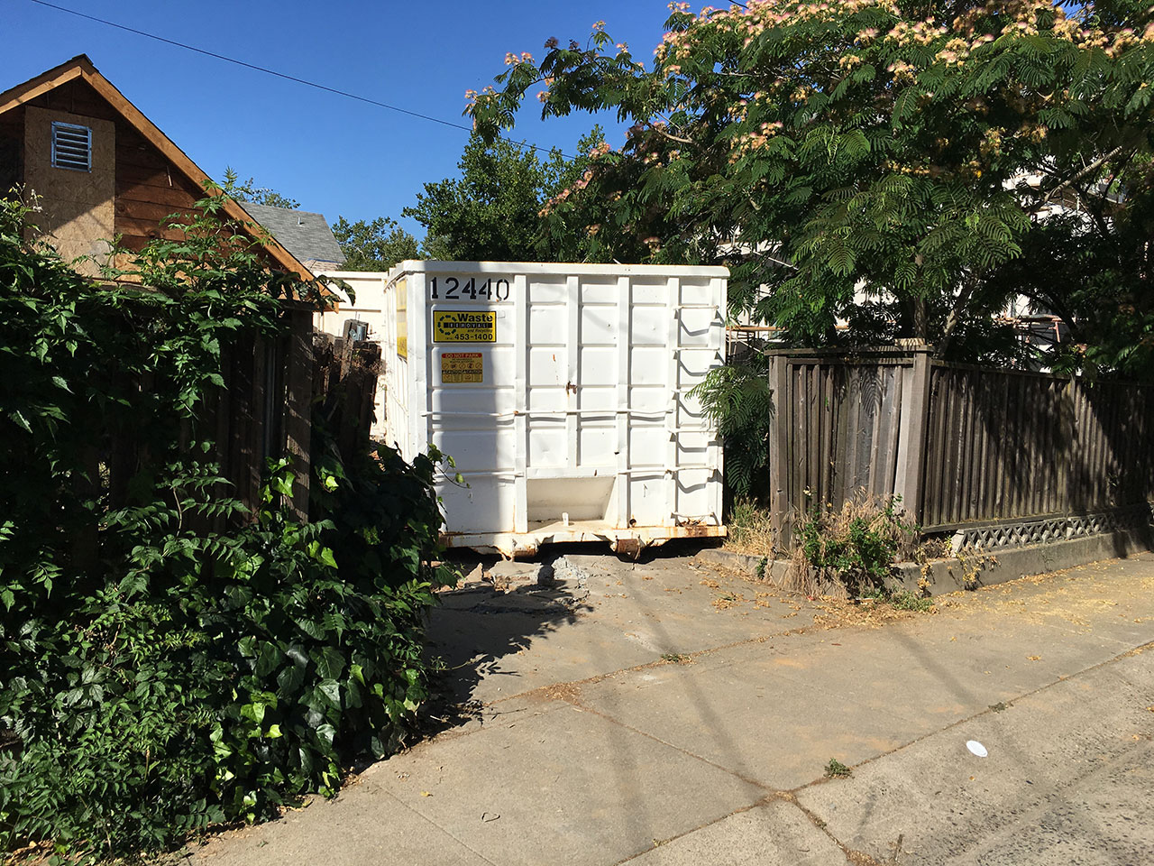 40 Yard Dumpster East Sacramento